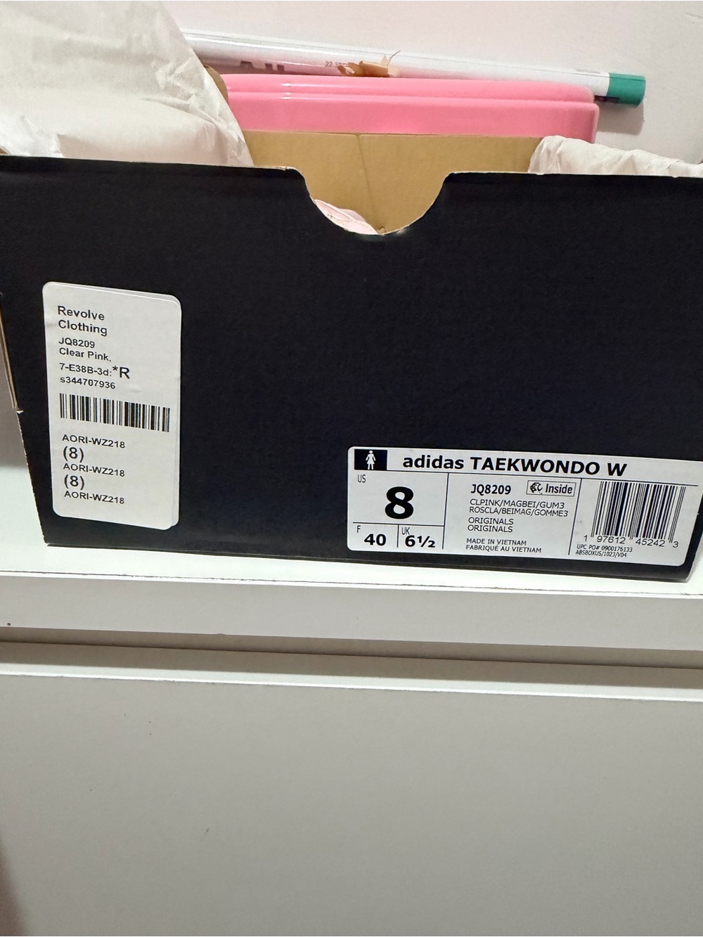 adidas Women’s Pink & Gold Indoor Sandals - Picture 5 of 5